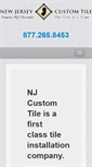 Mobile Screenshot of njcustomtile.com